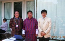 6 December 2011, Durban – Dr. Akio Takemoto, APN Secretariat Director met with Dr. Ugyen Tshewang, Secretary of National Environment Commission (NEC), Royal Government of Bhutan, during the 17th UNFCCC...