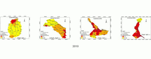 An integrated assessment of climate‑affected long‑term water availability and its impacts on energy security in the Ganges sub‑basins