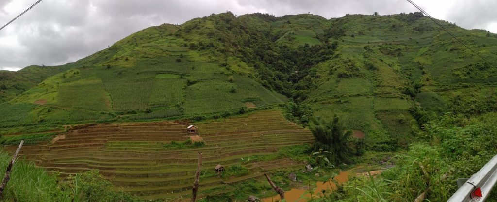 Figure 2. A typical landscapeof highland Northwest Vietnam (Photo by Ha Do).