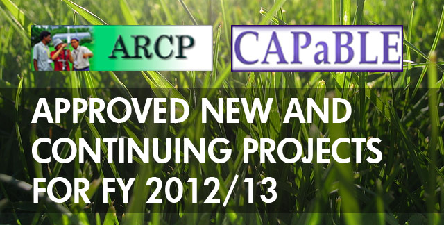 Announcement: Approved New and Continuing Projects for Financial Year ...
